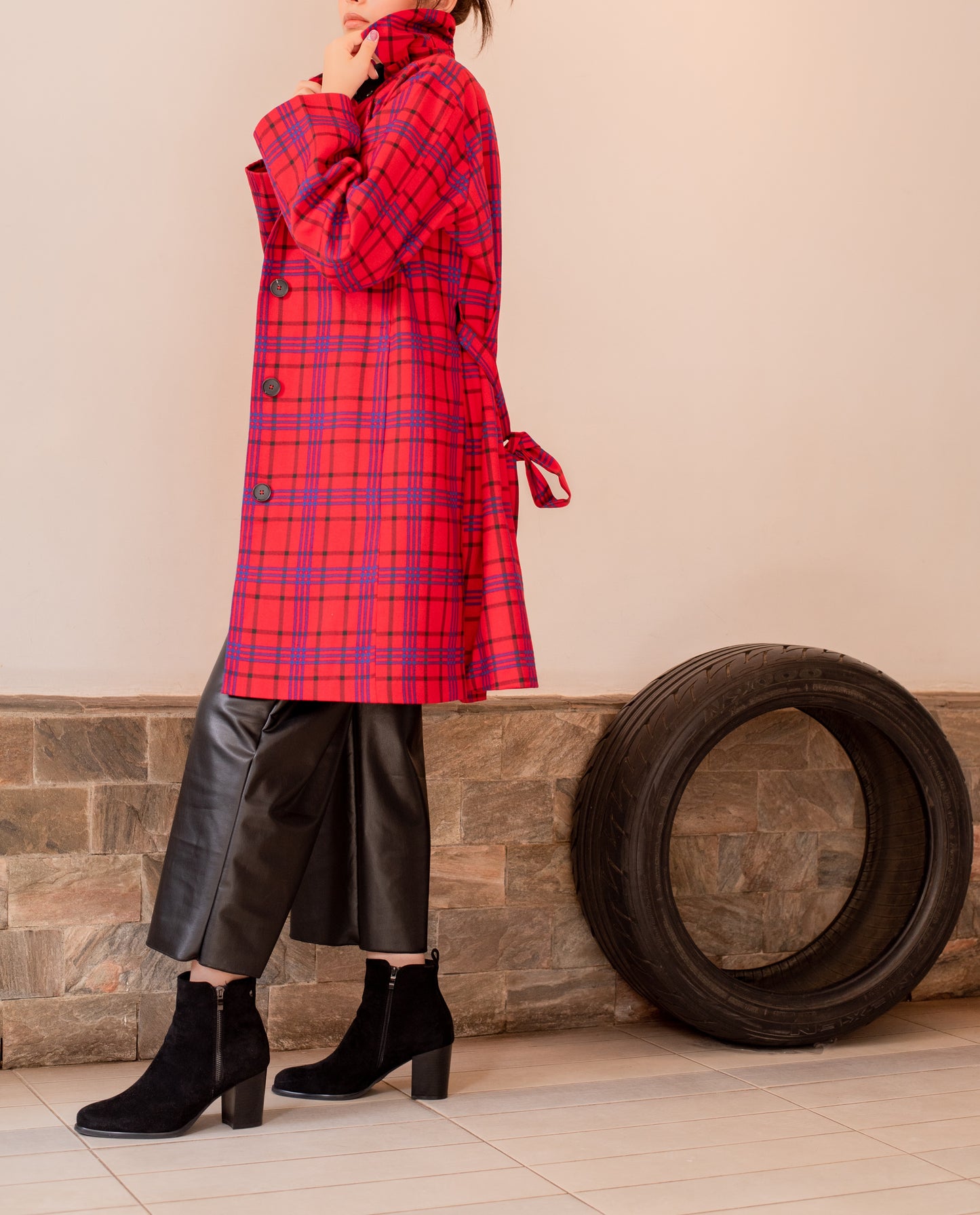 Single Breasted Belted Winter Long Coat