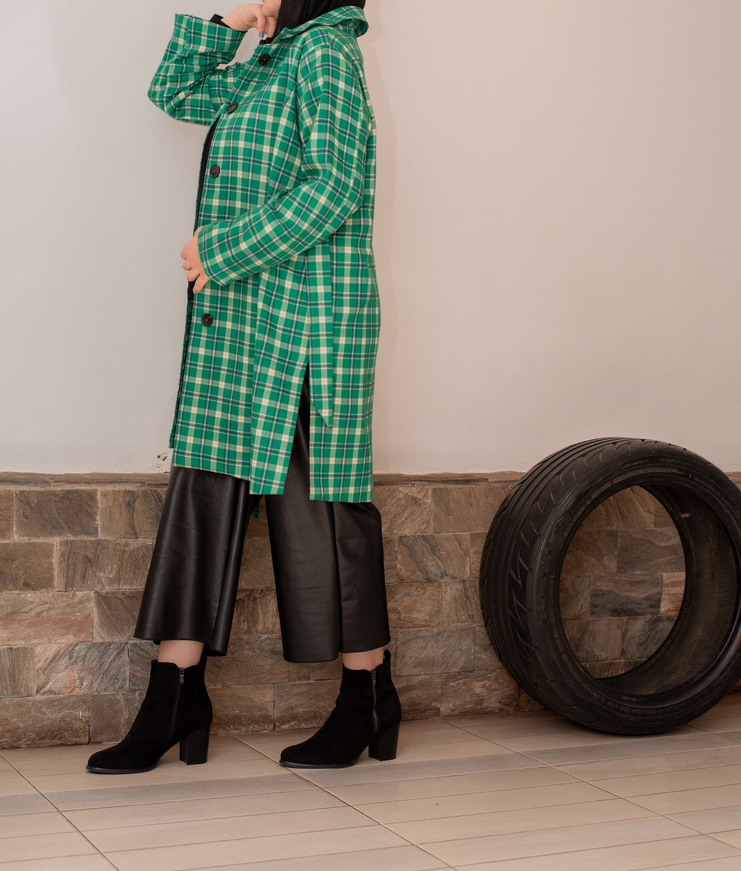 Single Breasted Belted Winter Long Coat