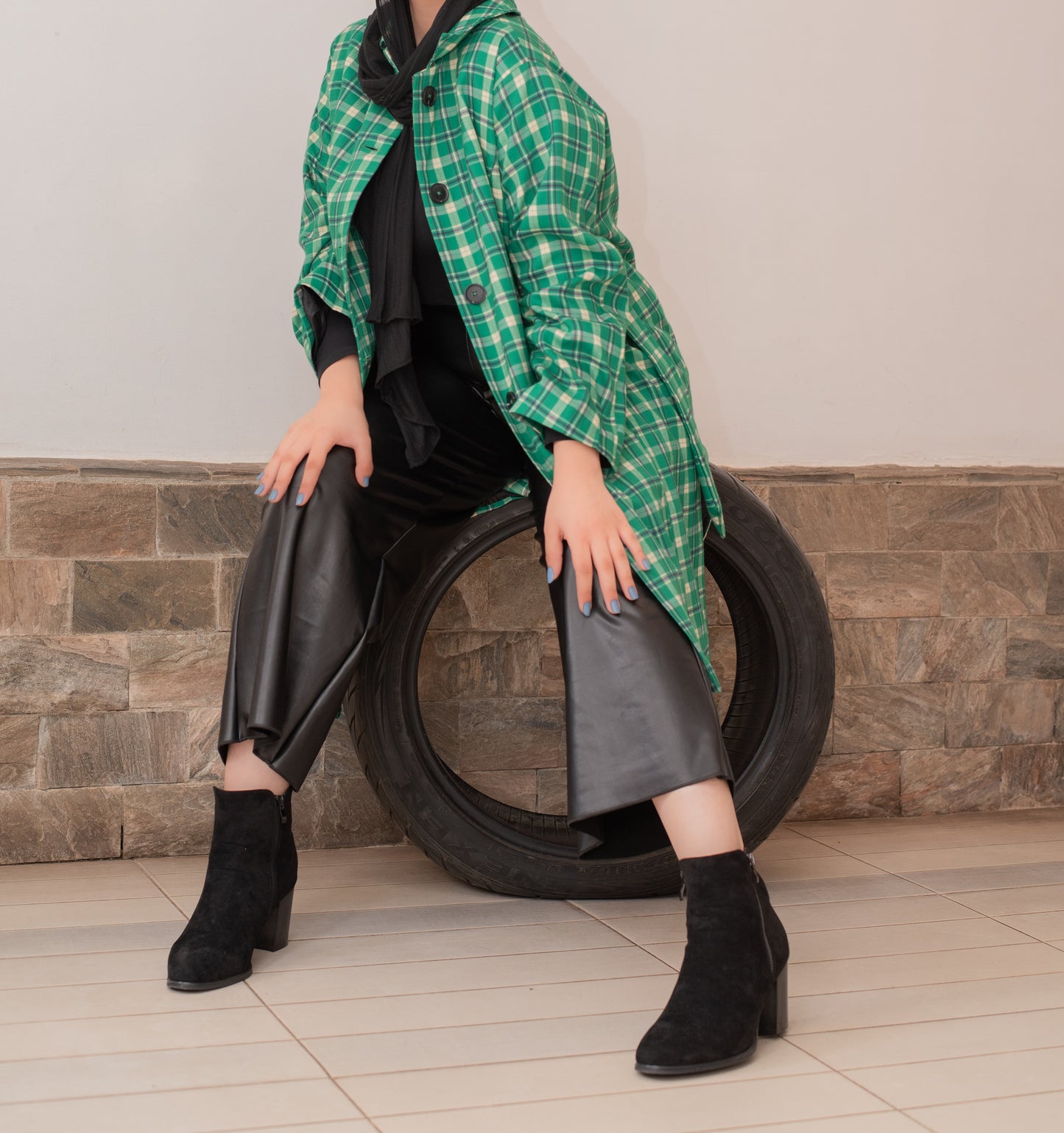 Single Breasted Belted Winter Long Coat