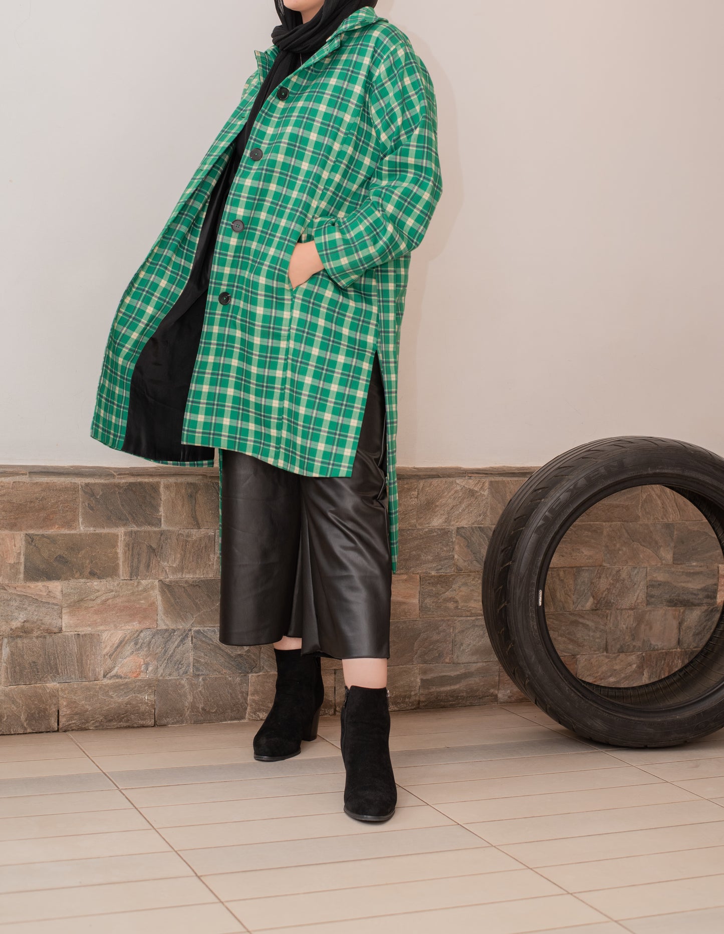 Single Breasted Belted Winter Long Coat
