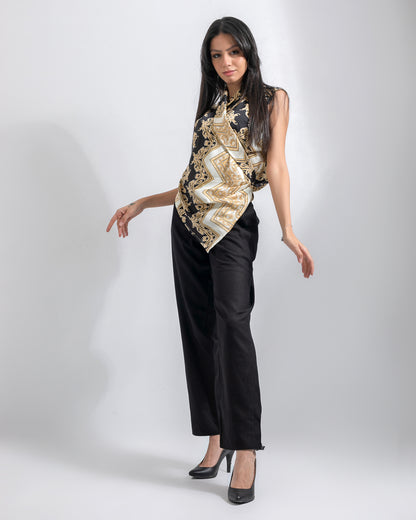 VersaAura satin wrapped vest