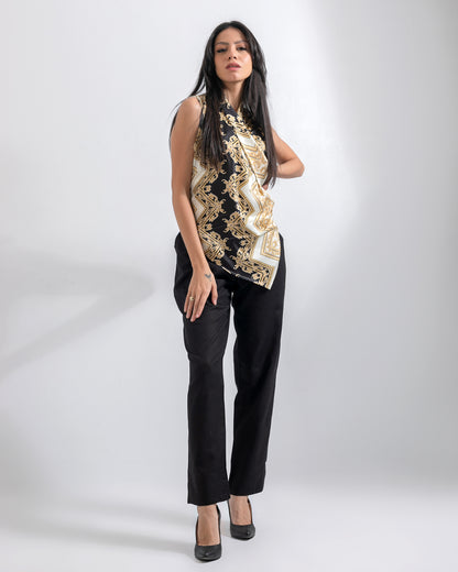 VersaAura satin wrapped vest