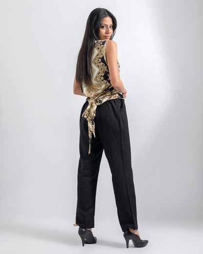 VersaAura satin wrapped vest