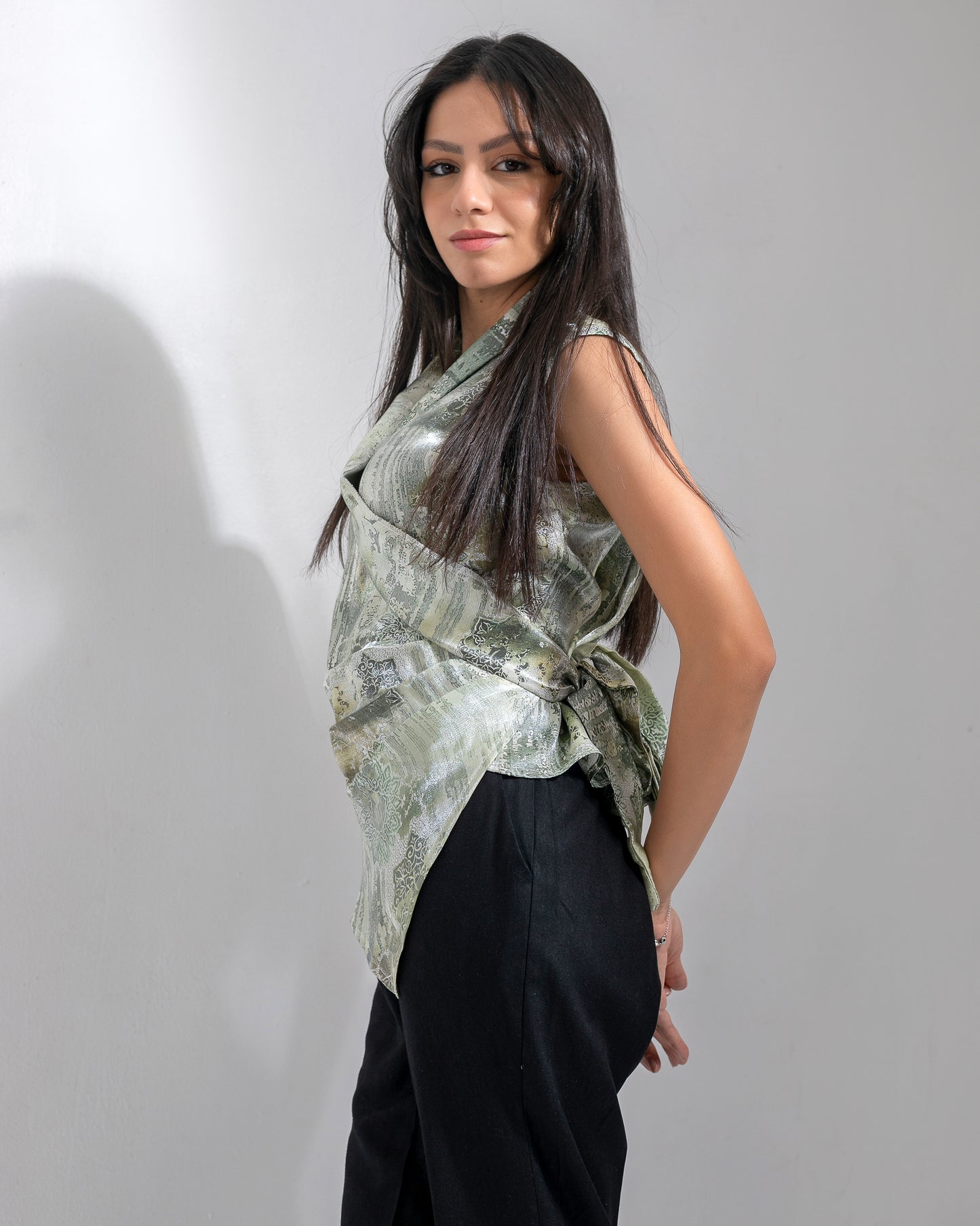 Luminous wrapped vest