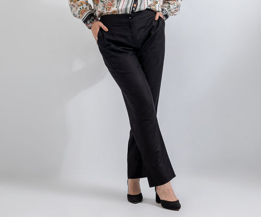 Linen Glow AURA's black pants