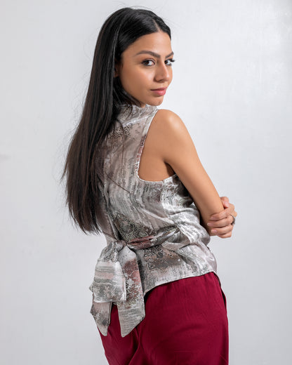Luminous wrapped vest