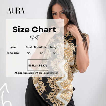 VersaAura satin wrapped vest