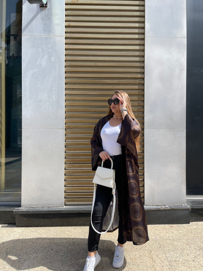 Silk Glow satin Kimono