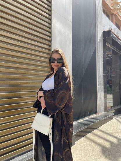 Silk Glow satin Kimono