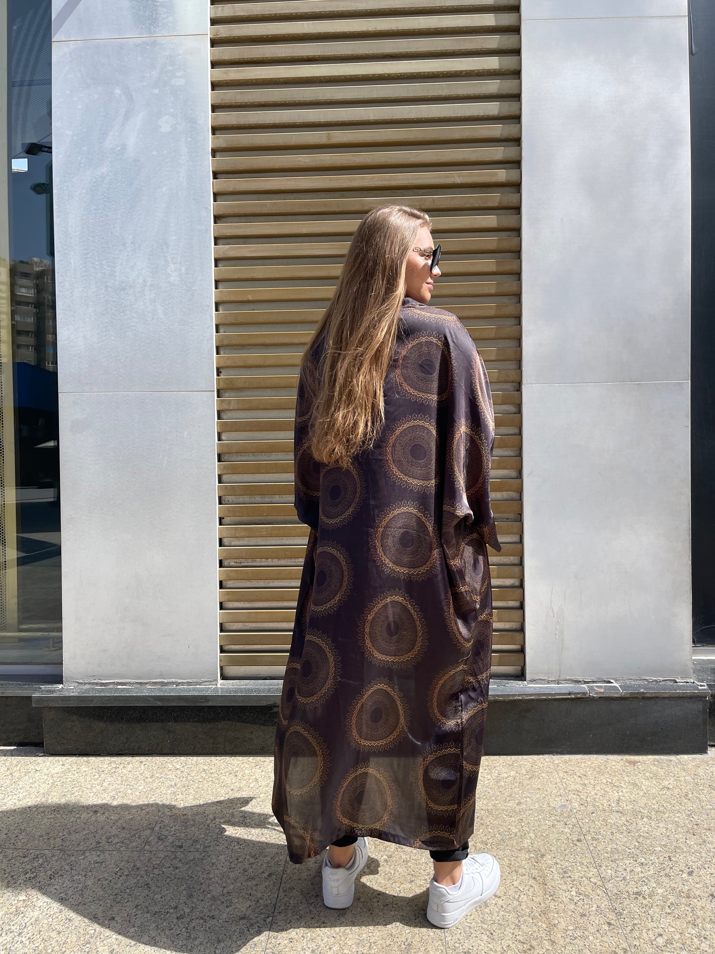 Silk Glow satin Kimono