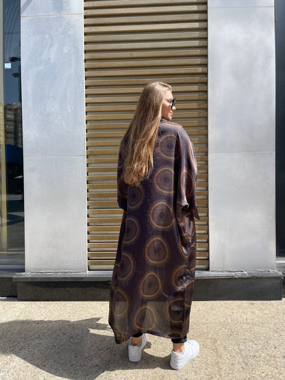 Silk Glow satin Kimono
