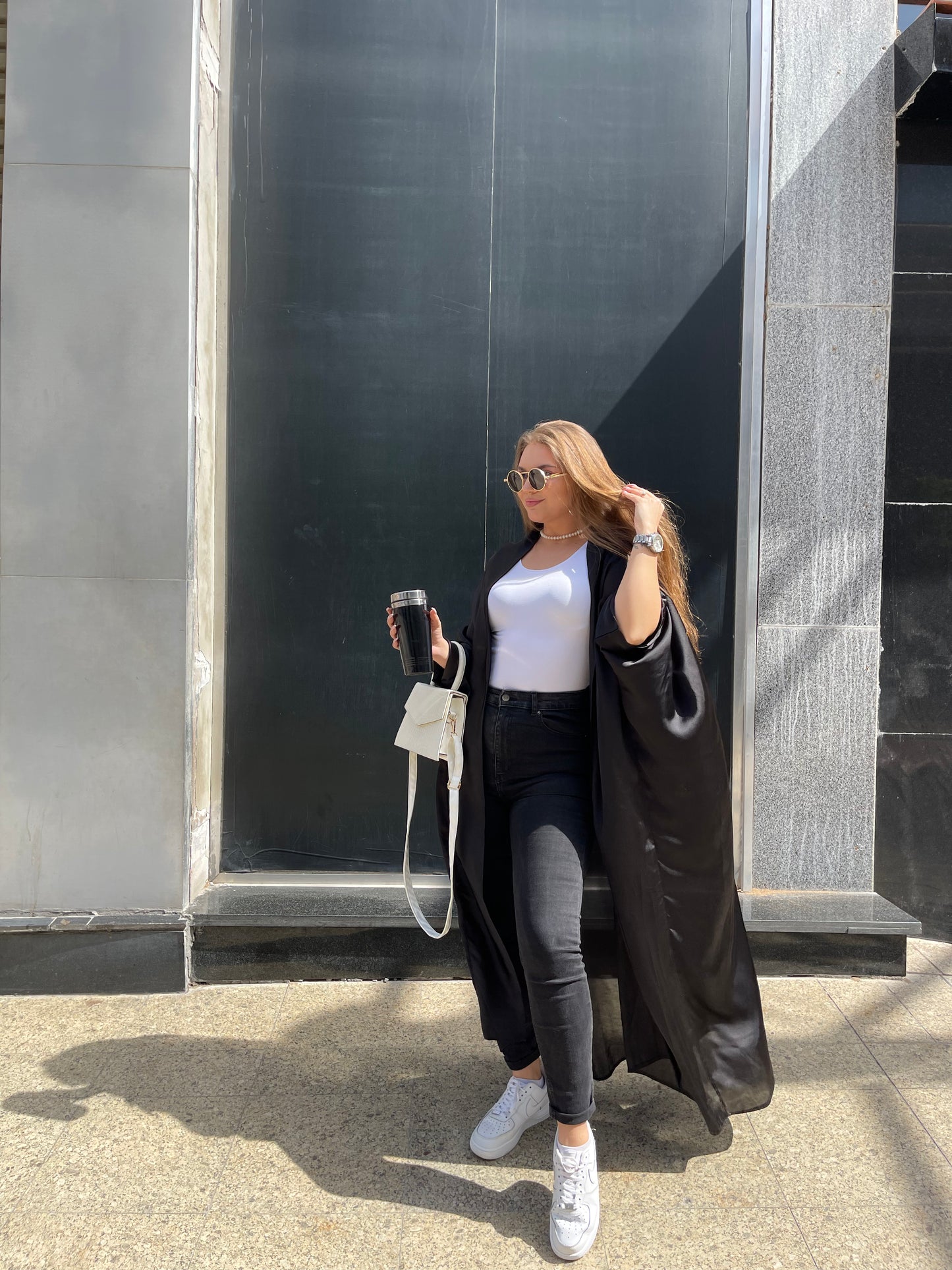Silk Glow satin Kimono