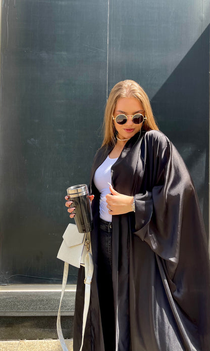 Silk Glow satin Kimono