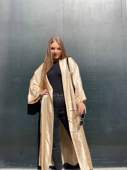 Silk Glow satin Kimono