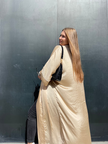 Silk Glow satin Kimono