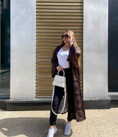 Silk Glow satin Kimono