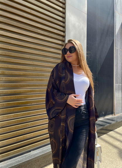 Silk Glow satin Kimono