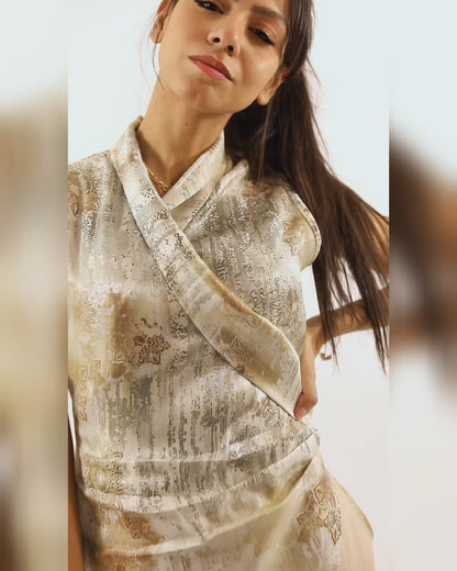 Luminous wrapped vest